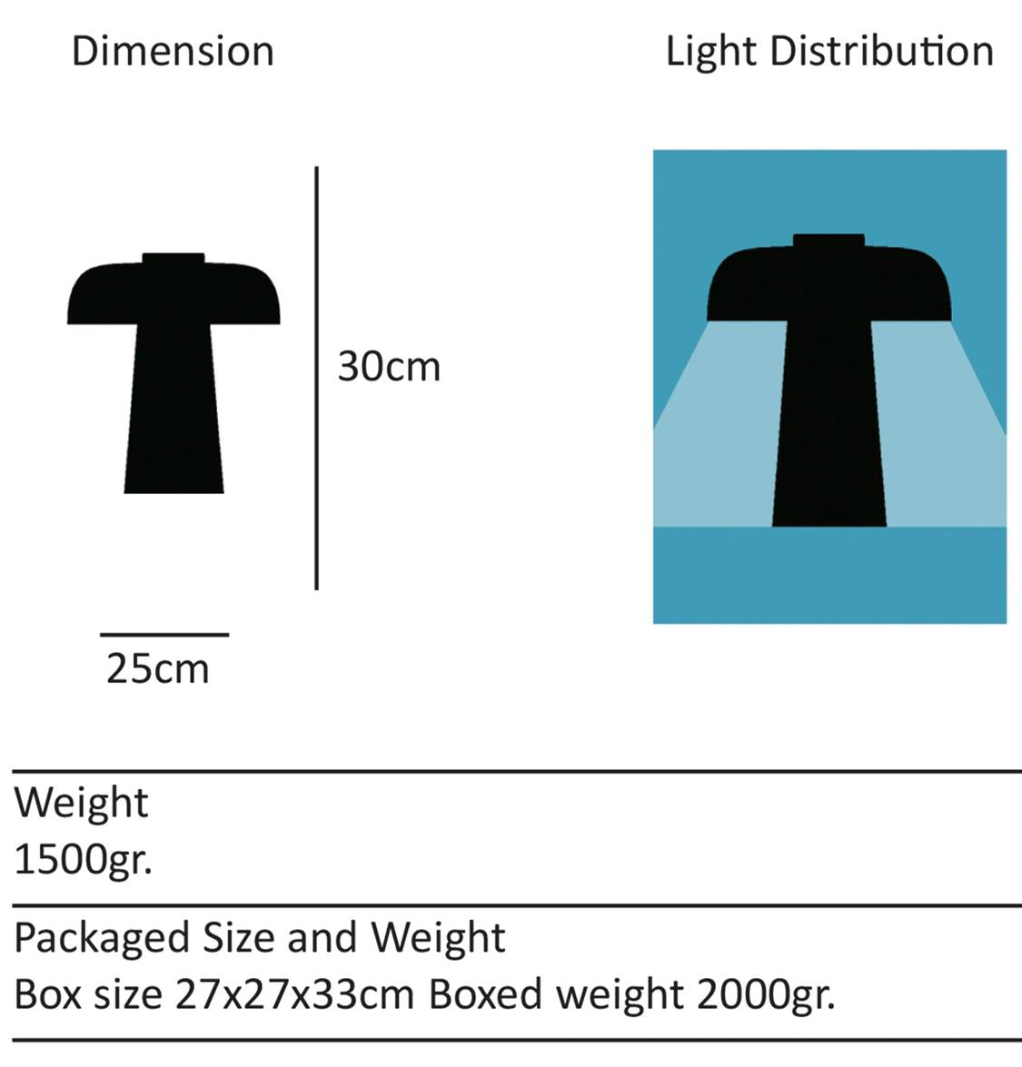 Tochi Mush Wood White Table Lamp - Heka Lighting & Trading Limited