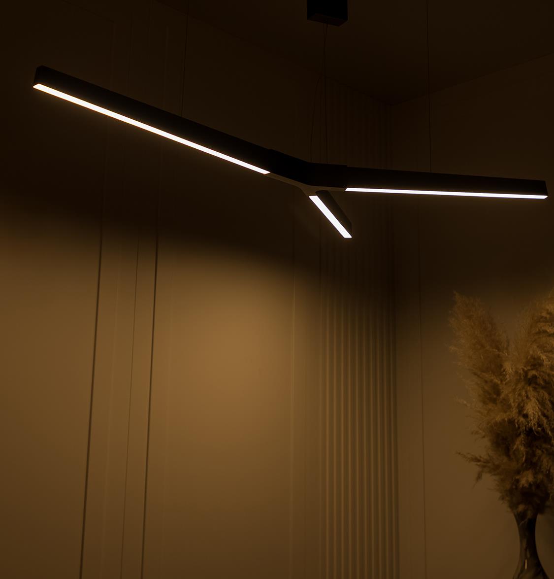 Tugela Three Sleeve Dark Antique Pendant Light Chandelier 106 Cm | Modern Decorative Lighting For Homes & Hotels - Heka Lighting & Trading Limited