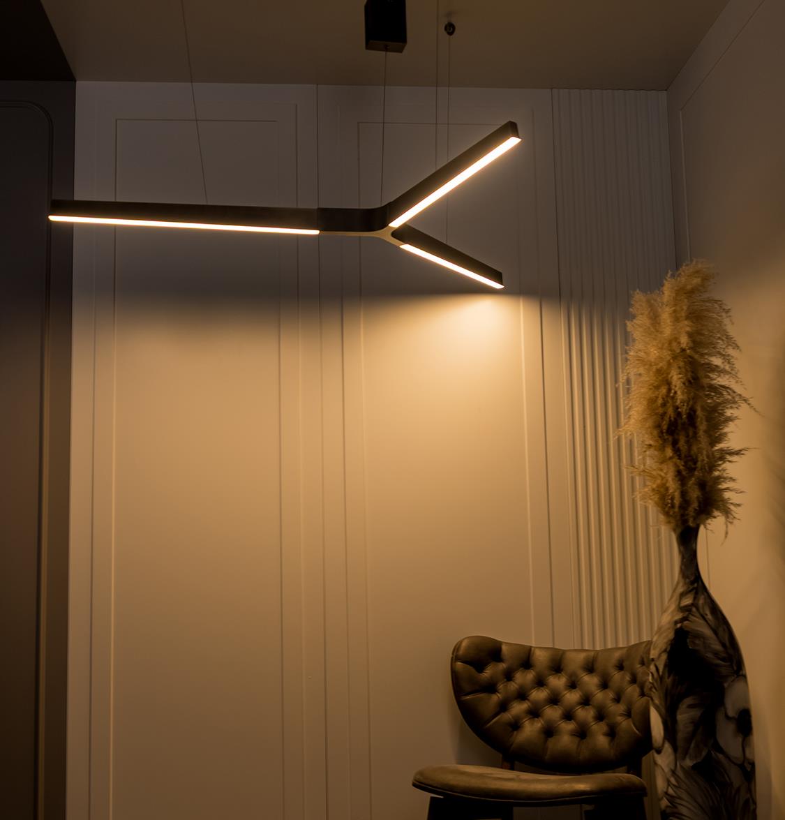 Tugela Three Sleeve Dark Antique Pendant Light Chandelier 68 Cm | Modern Decorative Lighting For Homes & Hotels - Heka Lighting & Trading Limited