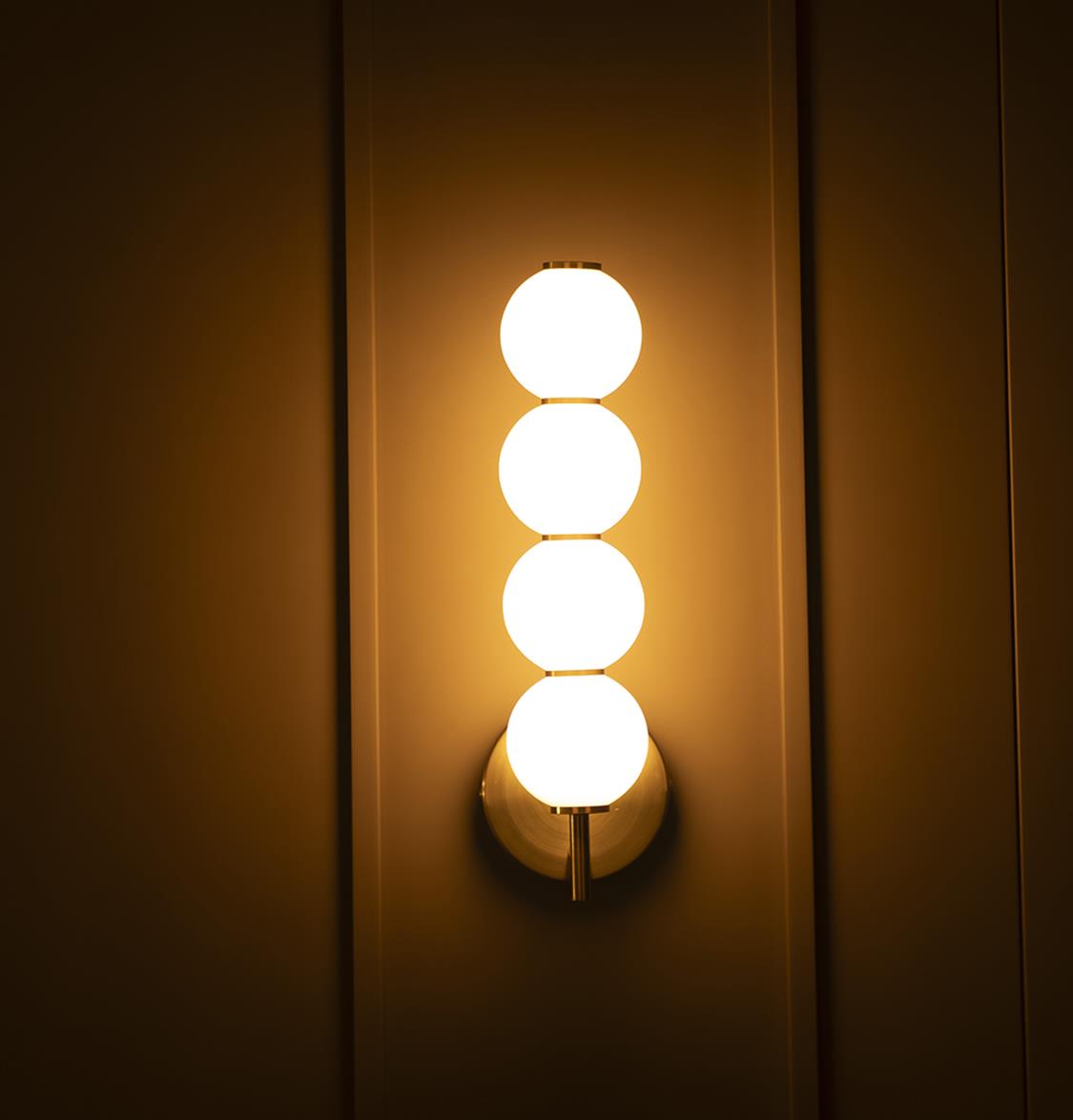 Urartu Soft 4 Globe Glass Led Wall Sconce - Heka Lighting & Trading Limited
