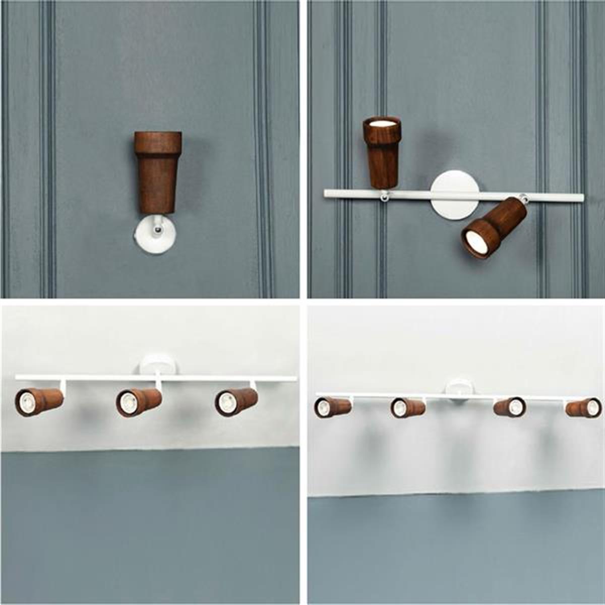 Victoria Single Wood White Wall Sconce - Heka Lighting & Trading Limited