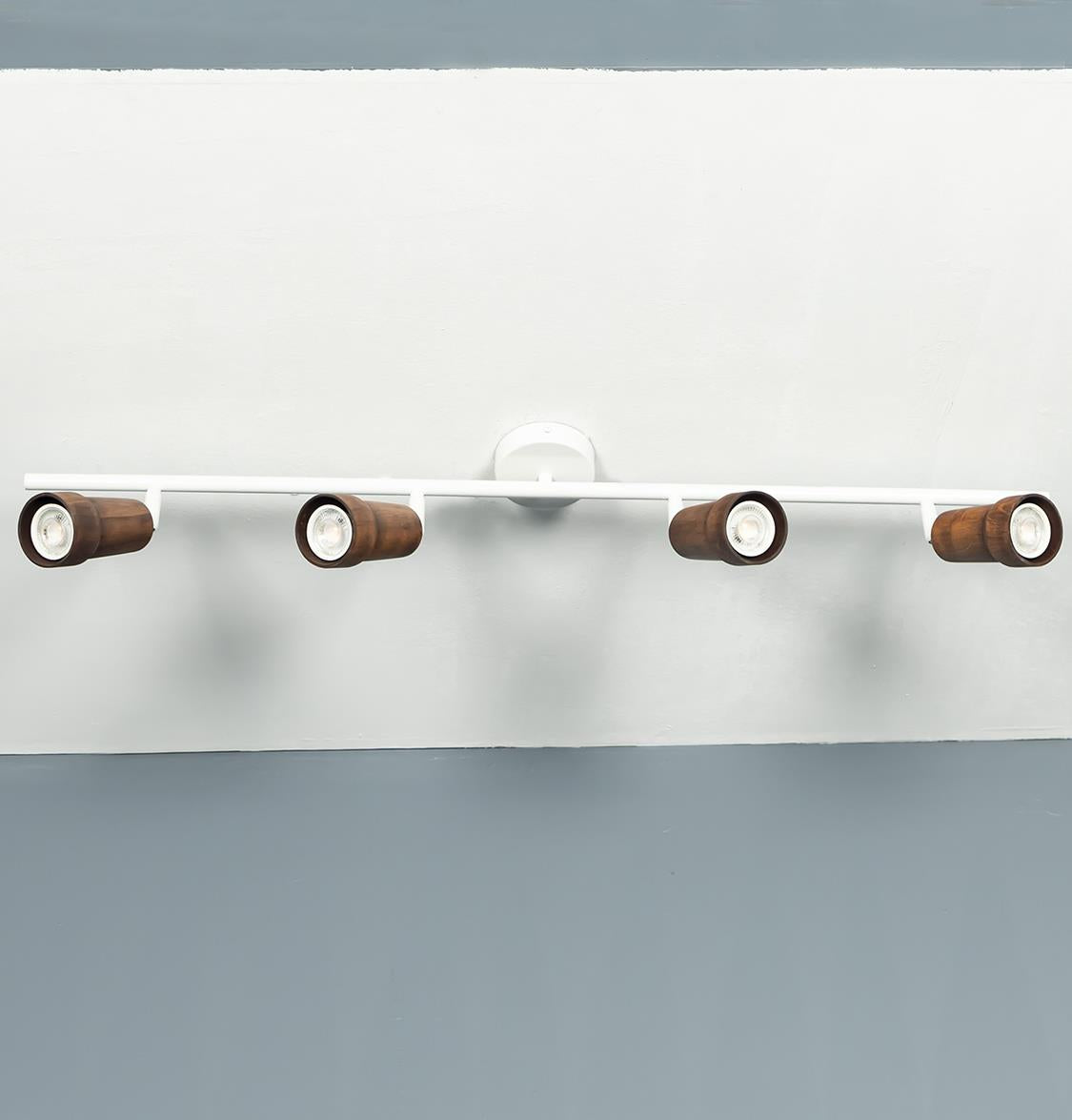 Victoria Four Wood White Wall Sconce - Heka Lighting & Trading Limited