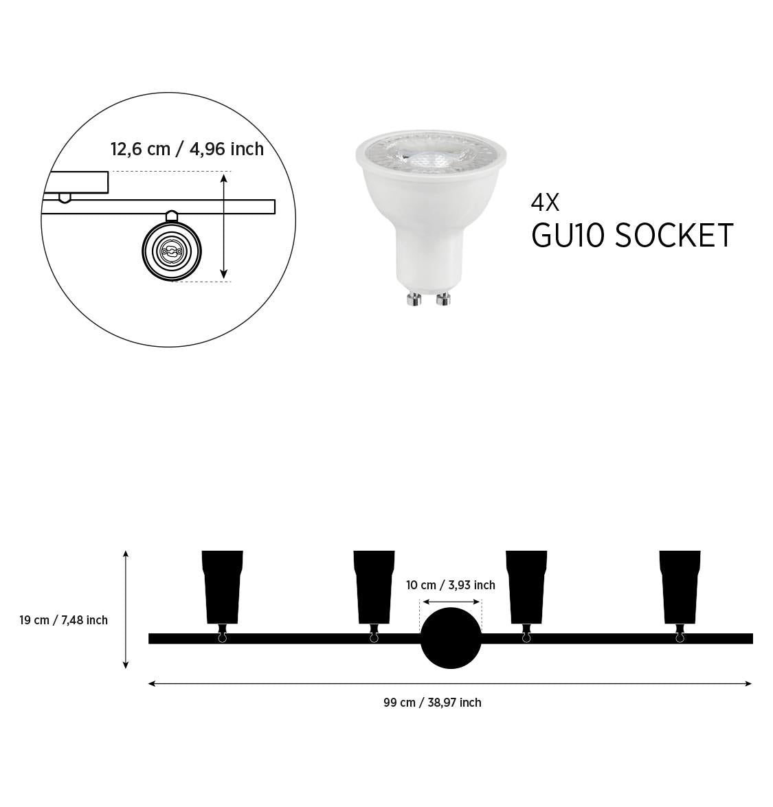 Victoria Four Wood Black Wall Sconce - Heka Lighting & Trading Limited