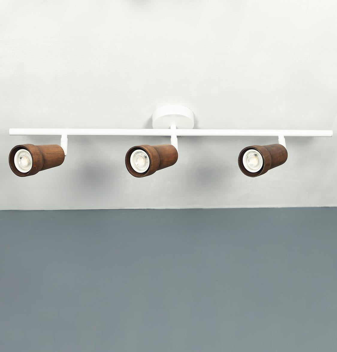 Victoria Triple Wood White Wall Sconce - Heka Lighting & Trading Limited