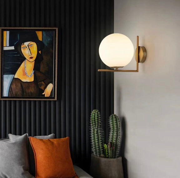 Handmade Bedside Lighting, Mid Century Wall Mounted Lamp, Art Deco Vintage Sconce, Housewarming Gift Wall Light Shade MODEL : BERDE