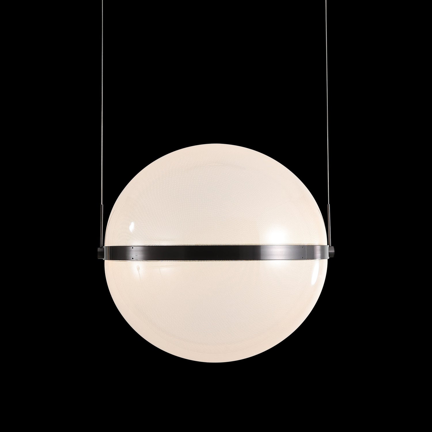 Soft Single Acrylic Sphere Black Pendant Lamp, Handmade LED Light Acrylic Chandelier, Art Deco Hanging Acrylic Lighting MODEL: SEMRUK