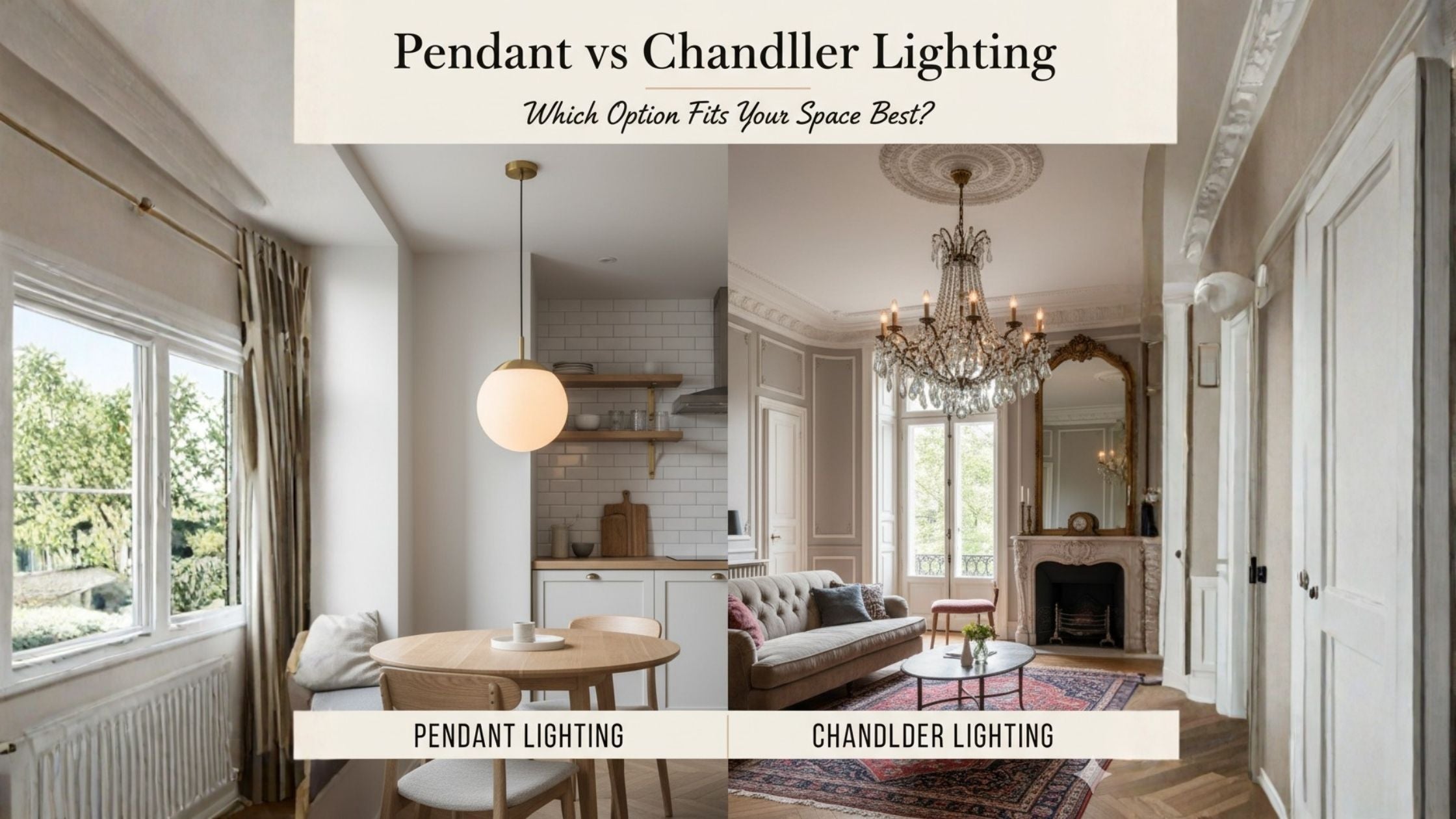 Pendant vs Chandelier Lighting: Which Option Fits Your Space Best?