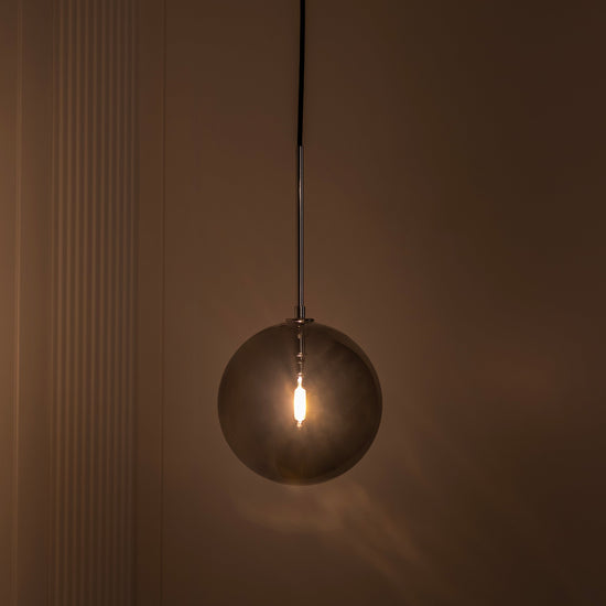 Batur Smoked Pendant Light 25 Cm