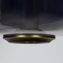 Seul  Smoked Glass White Marble Antique Pendant Light 36 Cm - Heka Lighting & Trading Limited