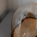 Gambia Honey Glass Black Table Lamp 28 Cm - Heka Lighting & Trading Limited