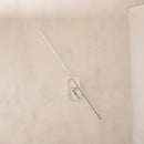 Assos Chrome Led Wall Sconce 70 Cm - Heka Lighting & Trading Limited