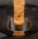 Seul Smoked Glass White Marble Antique Table Lamp - Heka Lighting & Trading Limited