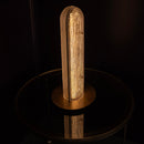 Zambia White Frosted Glass Antique Table Lamp - Heka Lighting & Trading Limited