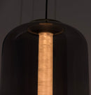 Seul  Smoked Glass White Marble Antique Pendant Light 56 Cm - Heka Lighting & Trading Limited