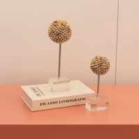 2-Piece Crystal Beach Ball Silver | Modern Decorative Lighting For Homes & Hotels