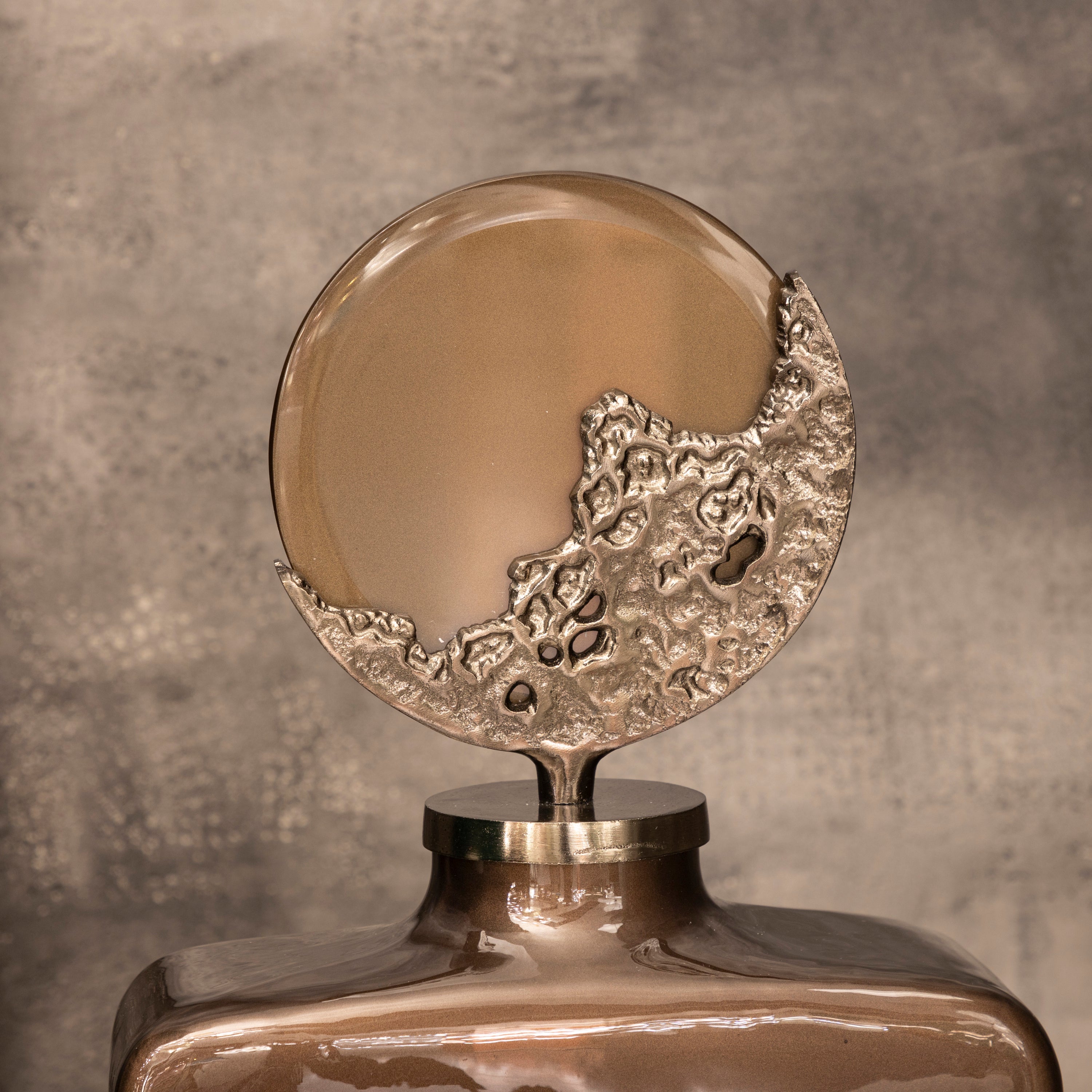 Glass Decorative Object Big 15X32X53 Cm