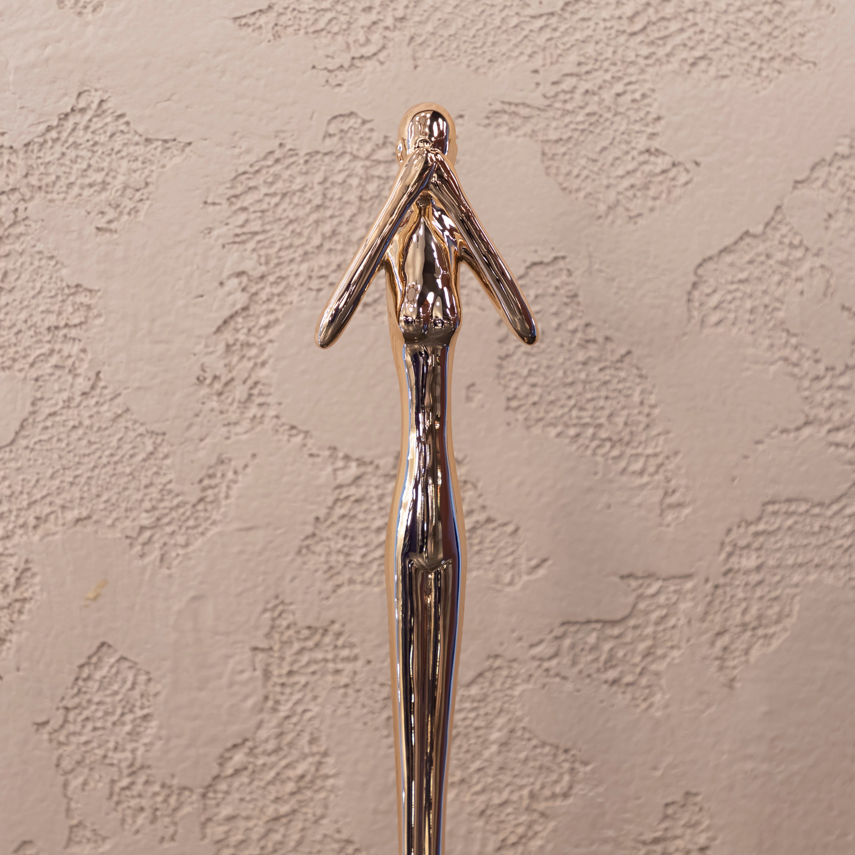 Long Figurine (I Don'T Know) 14X10X73 Cm