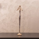 Long Figurine (I Didn'T Heard) 14X10X73 Cm