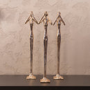 Long Figurine (I Didn'T Heard) 14X10X73 Cm
