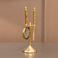 Magnifying Glass & Letter Opener Set 9.5X9, 5X24 Cm