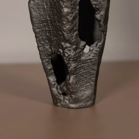 Gradia Metal Gray Long Vase 24 Cm
