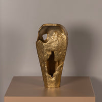 Gradia Metal Gold Long Vase 34 Cm