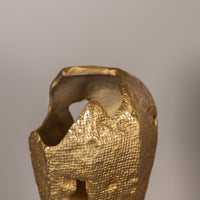 Gradia Metal Gold Long Vase 34 Cm