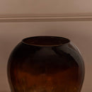 Ombre Brown Round Vase 31 Cm