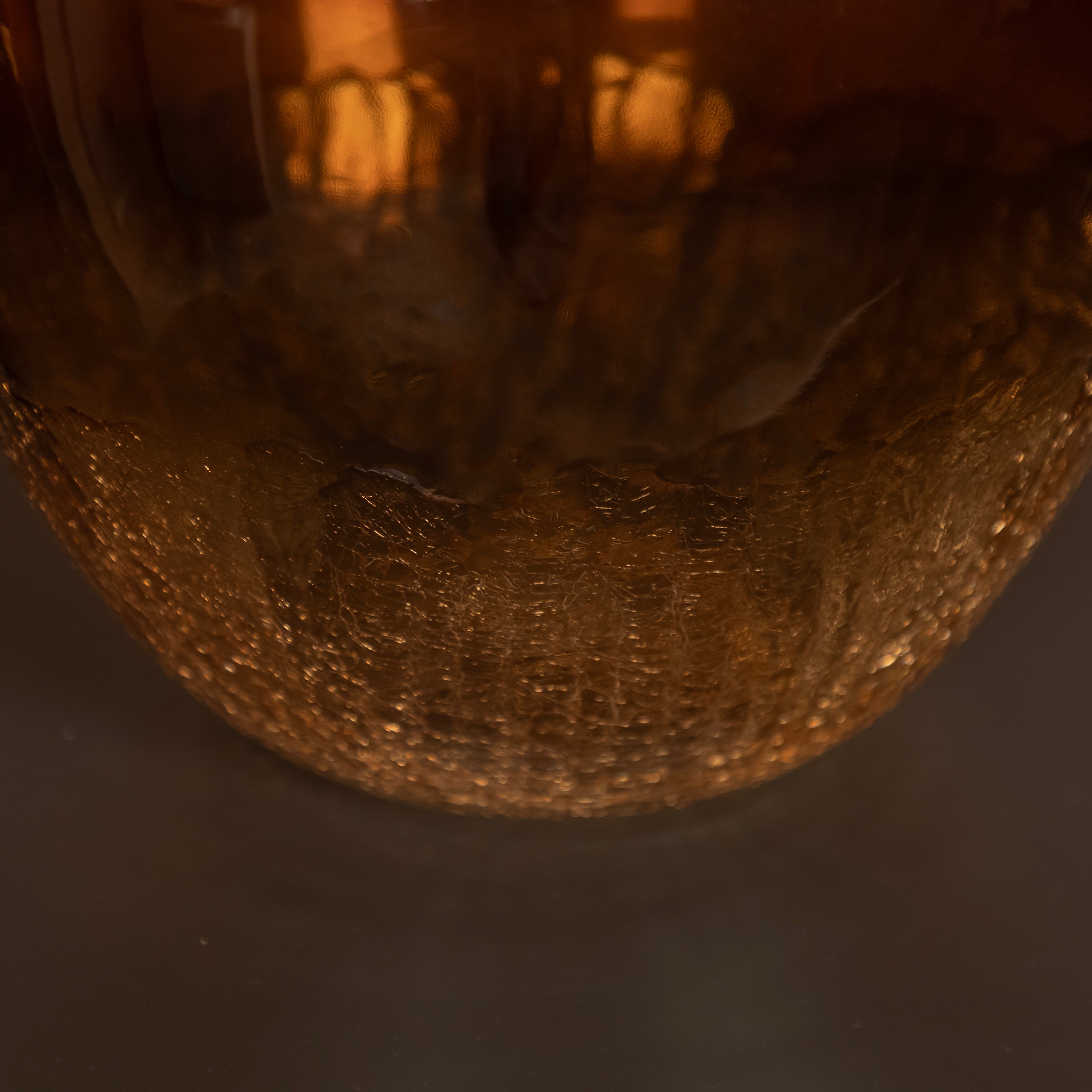 Ombre Brown Round Vase 31 Cm