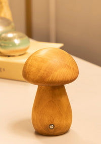 Shaggy Antique Oak Wood Cork Table Lamp - Heka Lighting & Trading Limited