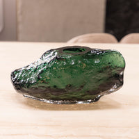 Glass Green Bowl 32X14X17 Cm