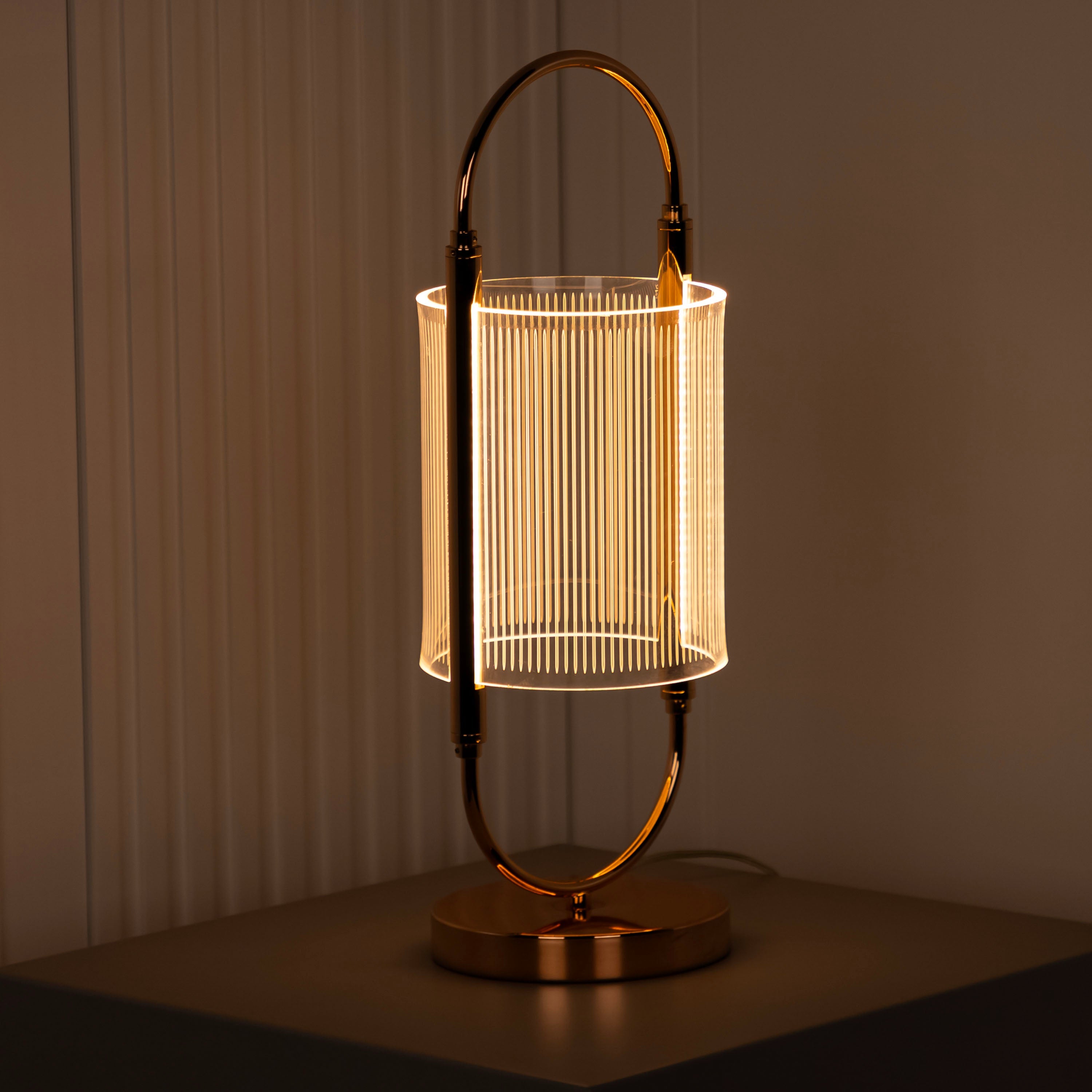 Alaca Single Acrylic Table Lamp - Heka Lighting & Trading Limited