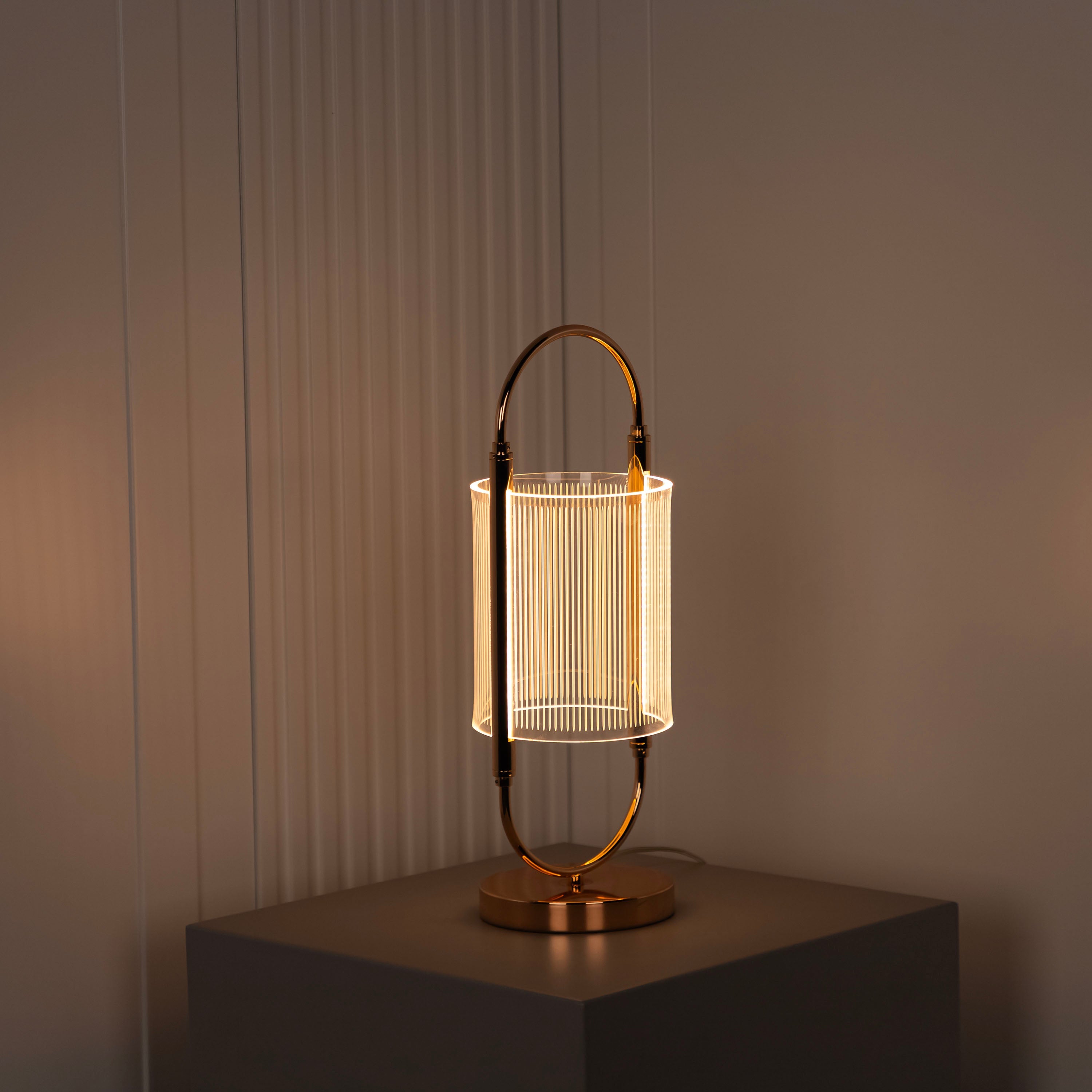 Alaca Single Acrylic Table Lamp - Heka Lighting & Trading Limited