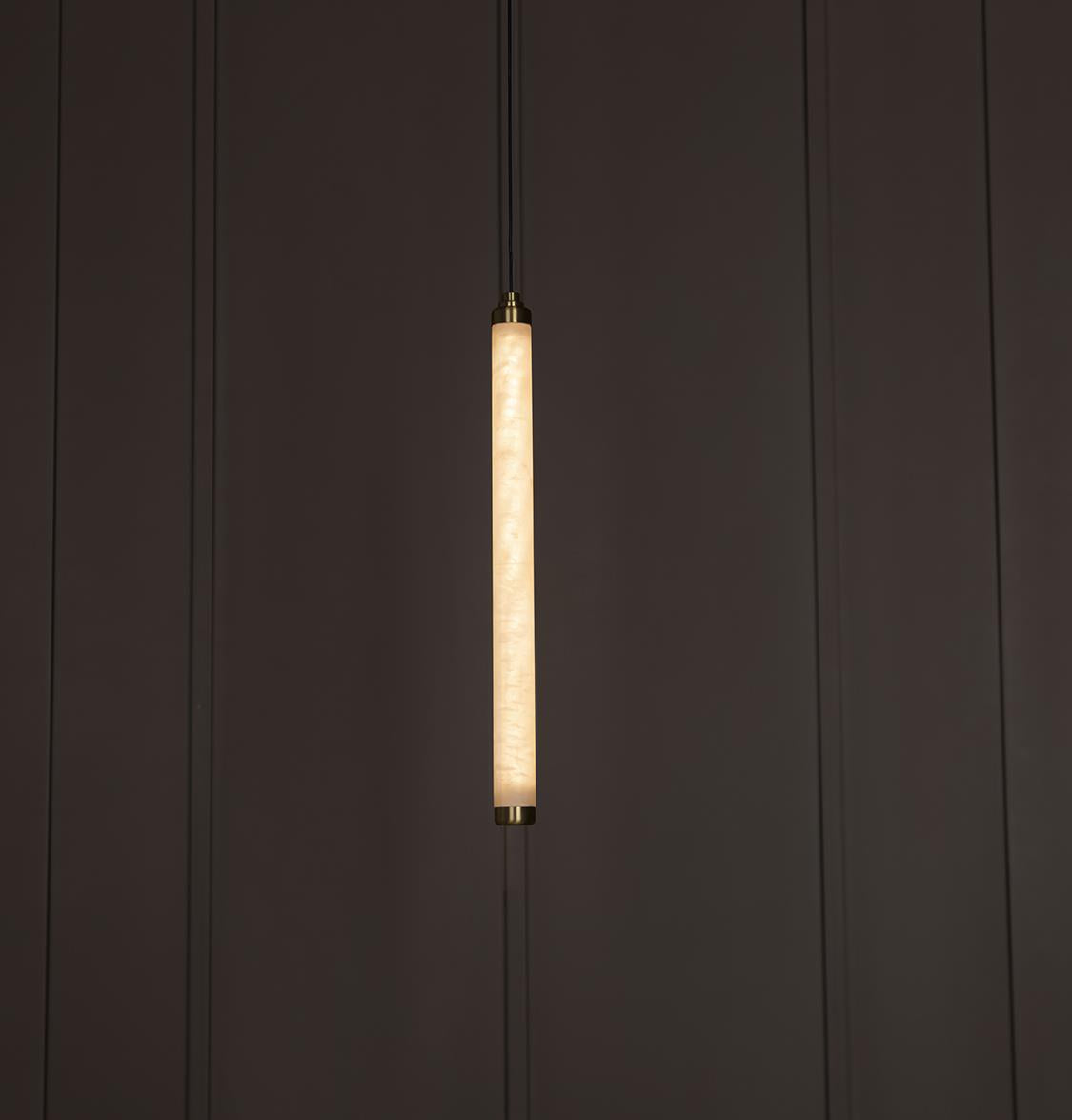 Albina Marble Antique Vertical Pendant Light 45 Cm - Heka Lighting & Trading Limited