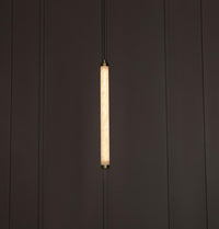 Albina Marble Antique Vertical Pendant Light 45 Cm - Heka Lighting & Trading Limited