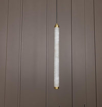 Albina Marble Antique Vertical Pendant Light 45 Cm - Heka Lighting & Trading Limited