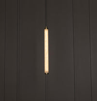 Albina Marble Antique Vertical Pendant Light 45 Cm - Heka Lighting & Trading Limited