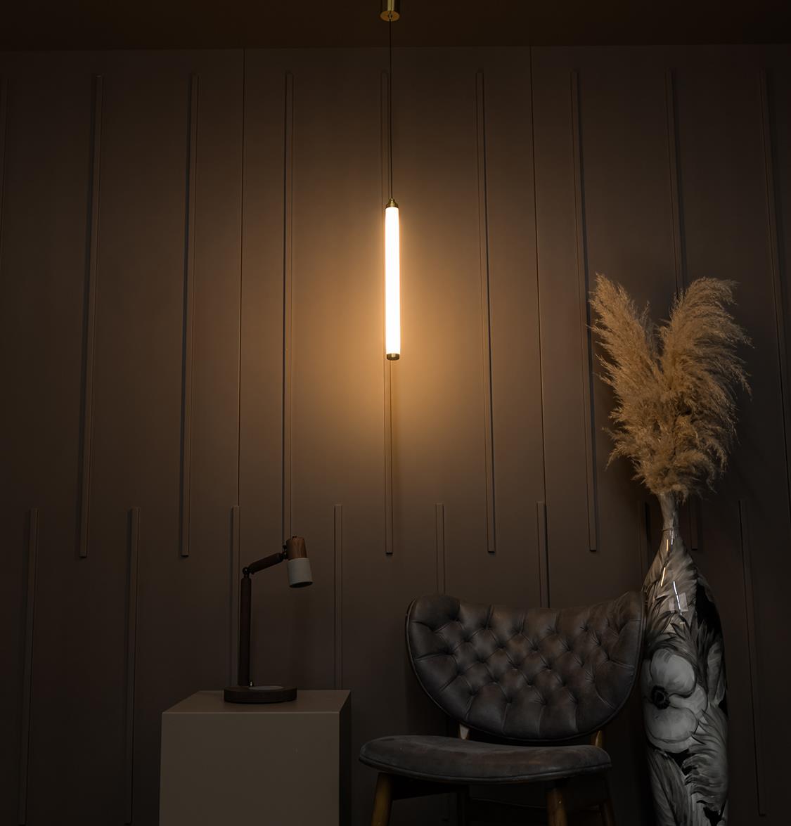 Albina Marble Antique Vertical Pendant Light 45 Cm - Heka Lighting & Trading Limited