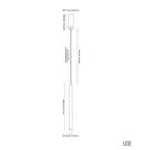 Albina Marble Antique Vertical Pendant Light 45 Cm - Heka Lighting & Trading Limited