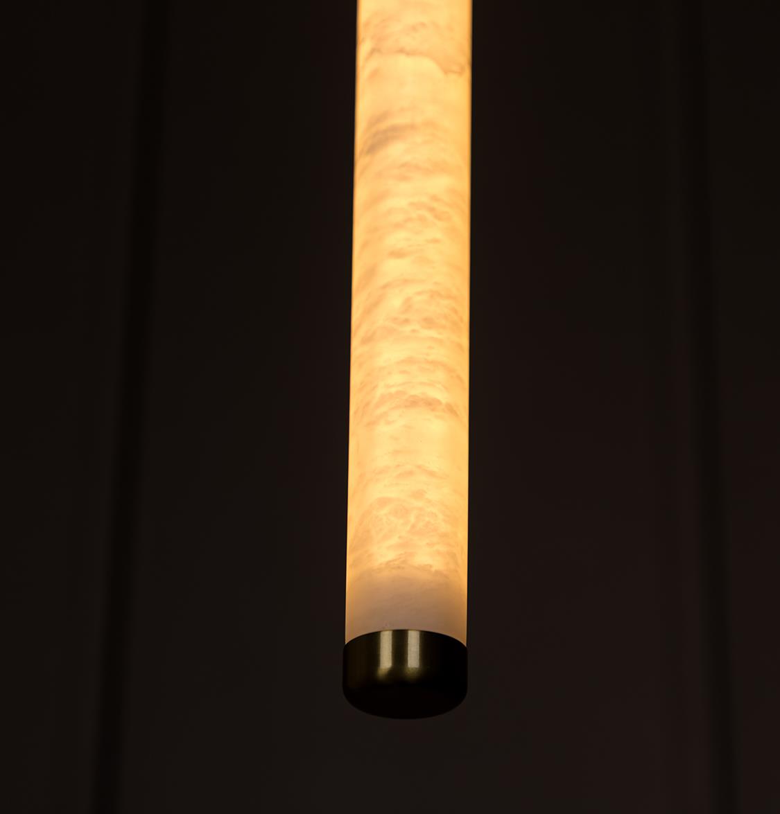 Albina Marble Antique Vertical Pendant Light 64 Cm - Heka Lighting & Trading Limited