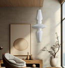 Altair Soft Touch White Polygonal Pendant Light Chandelier 130 Cm - Heka Lighting & Trading Limited