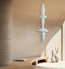 Altair Soft Touch White Polygonal Pendant Light Chandelier 190 Cm - Heka Lighting & Trading Limited