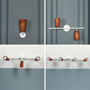 Angel Single Wood White Wall Sconce - Heka Lighting & Trading Limited