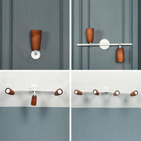 Angel Single Wood White Wall Sconce - Heka Lighting & Trading Limited