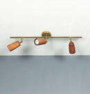 Angel Triple Jatoba Wood Wall Sconce - Heka Lighting & Trading Limited