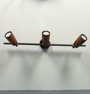 Angel Triple Wood Black Wall Sconce - Heka Lighting & Trading Limited