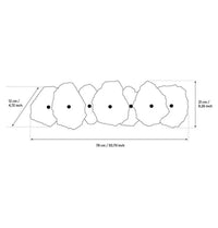 Anvers 7-Piece Marble Antique Wall Sconce - Heka Lighting & Trading Limited