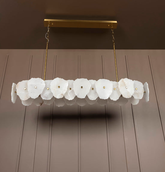 Anvers Antique Marble Dining Table Top Led Chandelier