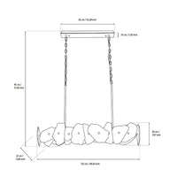 Anvers Antique Marble Dining Table Top Led Chandelier - Heka Lighting & Trading Limited