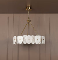 Anvers Antique White Marble Led Chandelier - Heka Lighting & Trading Limited